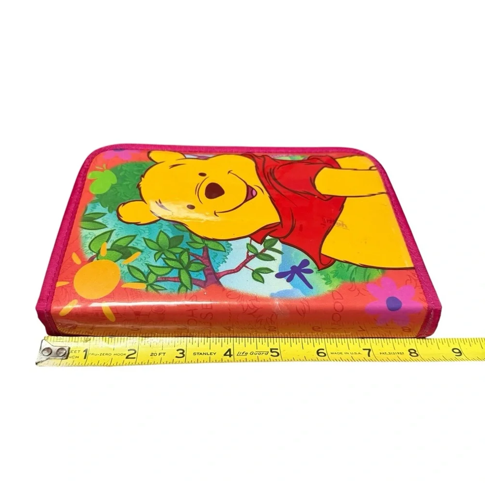 Vintage Disney Piglet and Pooh Zip Up Pencil Case Utensil Case
